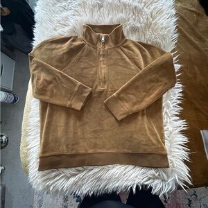 🐻Madewell Velour Quarter-Zip Pullover and Jogger Pants Set🐻